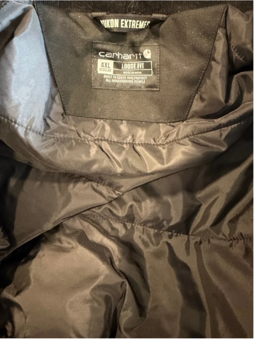 Carhartt 104464 Yukon Extremes Insulated Black Coveralls Mens 4XL